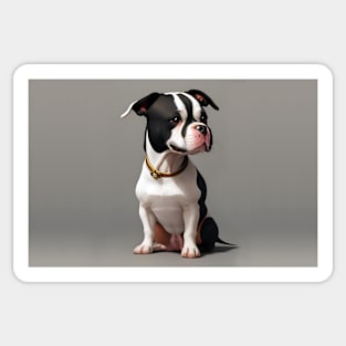 Terrier Puppy Portrait Sticker